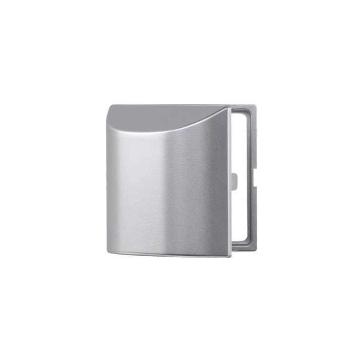 Merten 518260 Zwischenring m. Klappdeckel f. Kombieinsätze nach DIN 49075, aluminium, System M