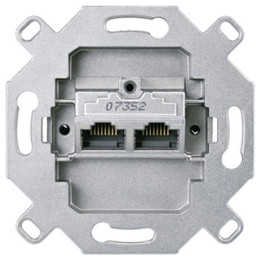 Merten 465706 UAE-Einsatz 8/8 Kat 6, weiß