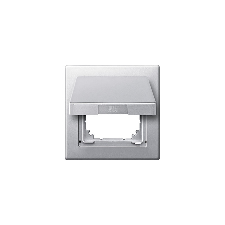 Merten 478060 Schutzabdeckung IP 44, aluminium glänzend, M-SMART