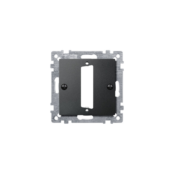 Merten 468314 Zentralplatte für D-Subminiatur-Steckverbinder 25-polig, anthrazit, System M
