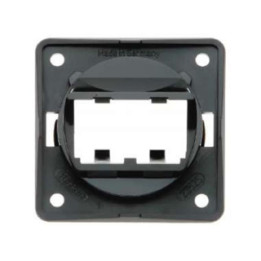 Berker 945592505 Tragplatte für 2 MINI-COM Module Berker Integro anthrazit, glänzend