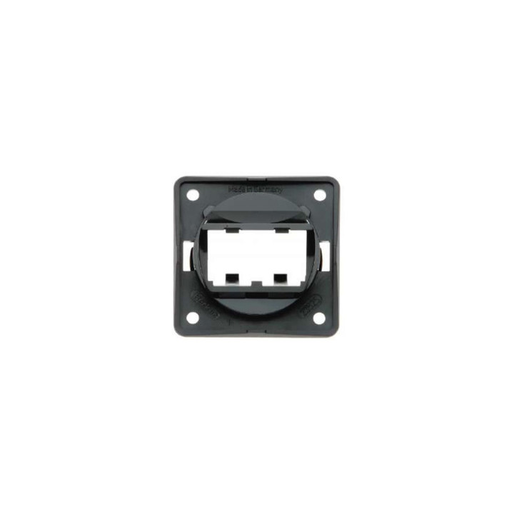 Berker 945592505 Tragplatte für 2 MINI-COM Module Berker Integro anthrazit, glänzend