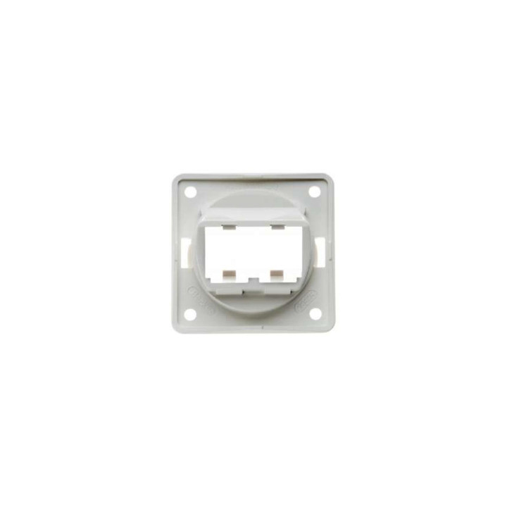 Berker 945592509 Tragplatte für 2 MINI-COM Module Berker Integro polarweiß, glänzend
