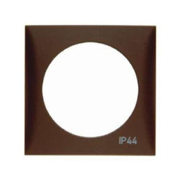 Berker 918272591 Rahmen mit Aufdruck "IP44" Berker Integro braun, matt