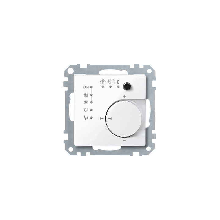 Merten 616725 KNX Raumtemperaturr. UP/PI m. Tasterschnittstelle 4f., aktivws. glänzend, Sys. M