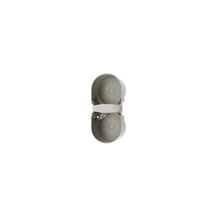 Berker 9191501 Berührungsschutzdose 2fach Berker Integro grau