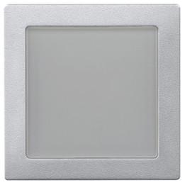 Merten 587060 Zentralplatte mit Sichtfenster, aluminium