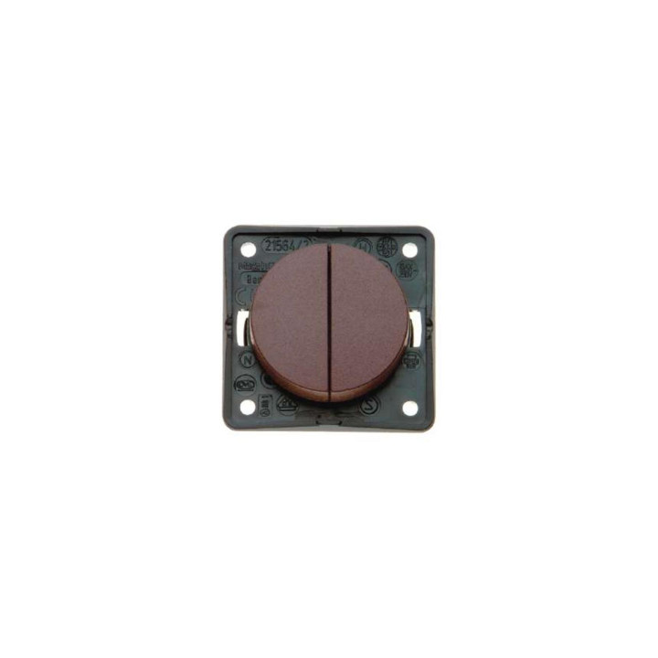 Berker 0936552501 Wippenschalter Berker Integro braun, matt