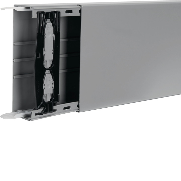 Hager LFF6019007030 kabeļu kanāls 60 x 190 mm, pelēks