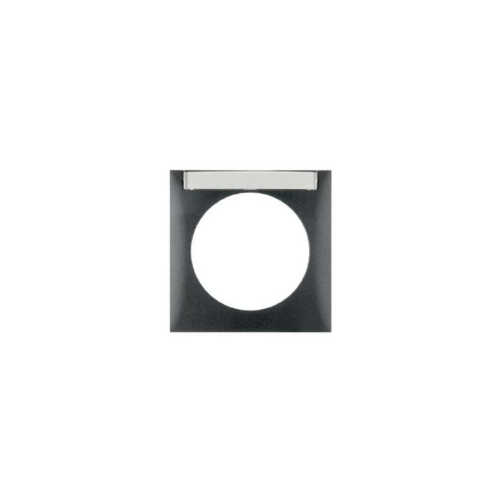 Berker 918032505 Rahmen 1fach mit Beschriftungsfeld Berker Integro anthrazit, matt