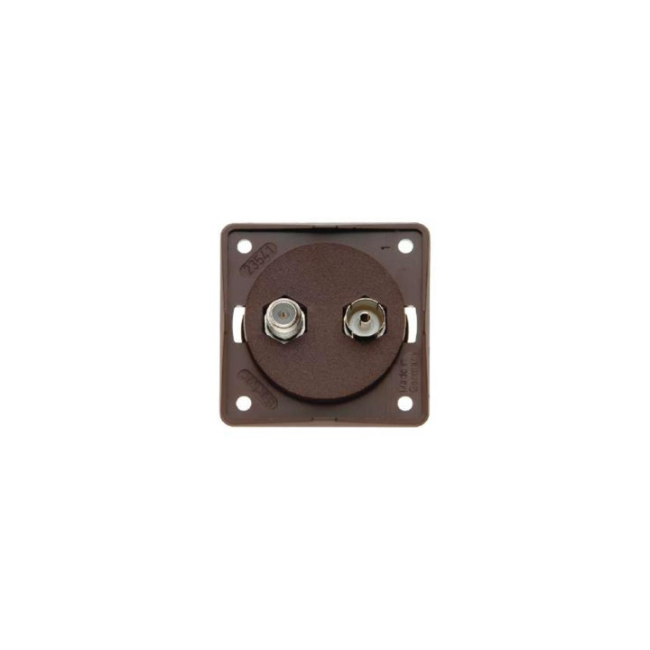 Berker 945602501 Antennen Verbinderdose Radio/SAT Berker Integro braun, matt
