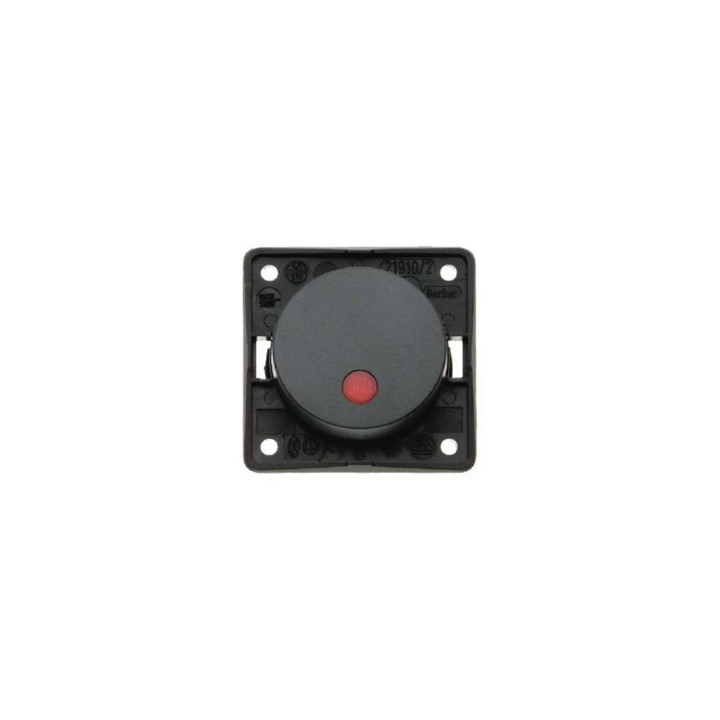 Berker 937722505 Wipptaster mit Beleuchtung und roter Linse Berker Integro anthrazit, matt
