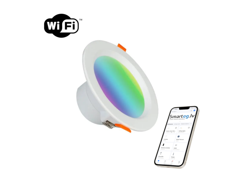 Smart Bulb LED 98mm 5W RGB + CCT krāsa un balta