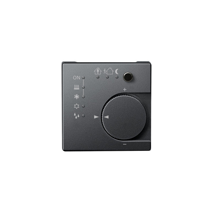 Merten 616814 KNX Raumtemperaturregler UP/PI m. Tasterschnittstelle 4fach, anthrazit, System M