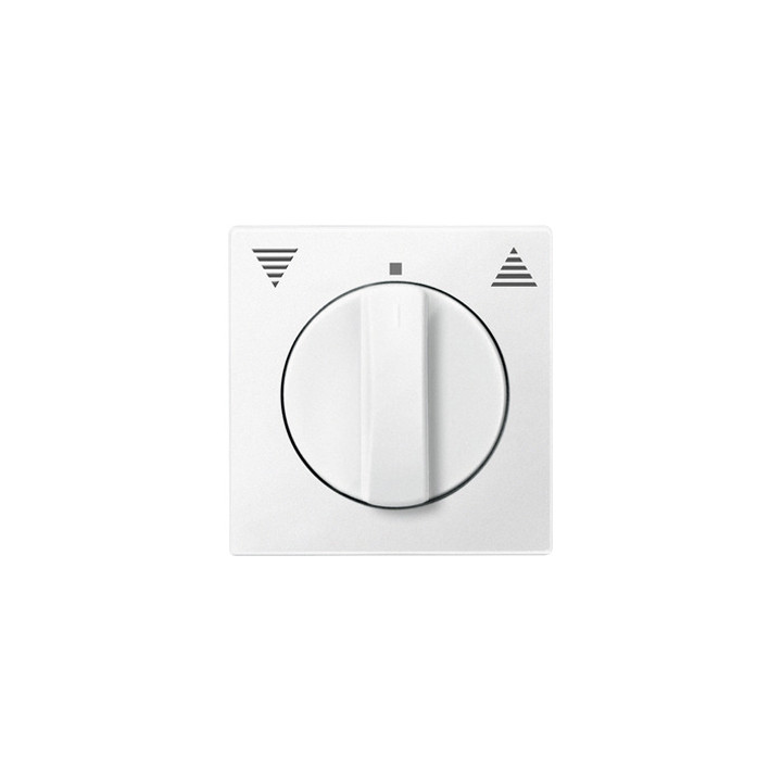 Merten 569819 Zentralplatte für Rollladen-Tast-Rastschalter-Einsatz, polarweiß, System M