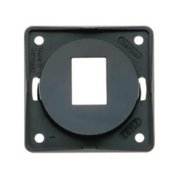 Berker 945572505 Tragplatte für AMP Modular Jacks 1fach Berker Integro anthrazit, glänzend