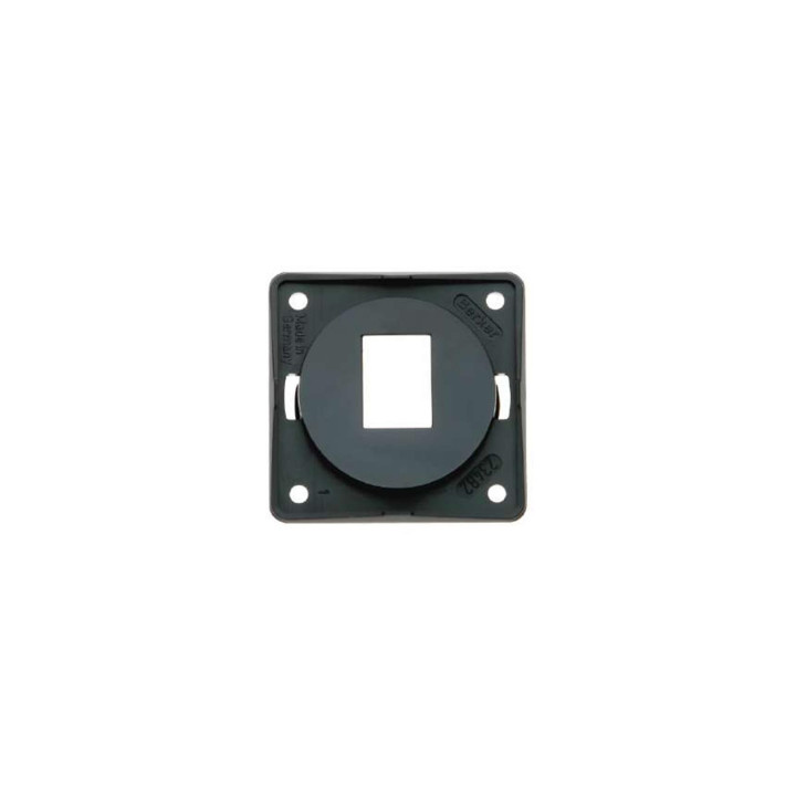 Berker 945572505 Tragplatte für AMP Modular Jacks 1fach Berker Integro anthrazit, glänzend