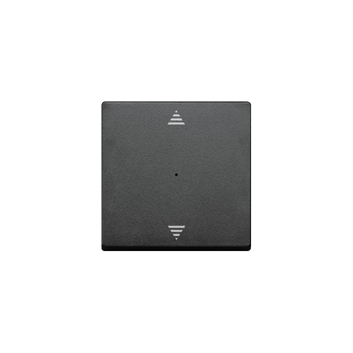 Merten 625514 Wippe für Tastermodul 1fach mit Aufdruck Pfeile Auf/Ab, anthrazit, System M