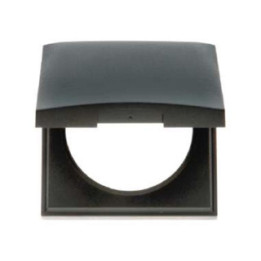 Berker 918282505 Rahmen 1fach mit Klappdeckel Berker Integro anthrazit, matt