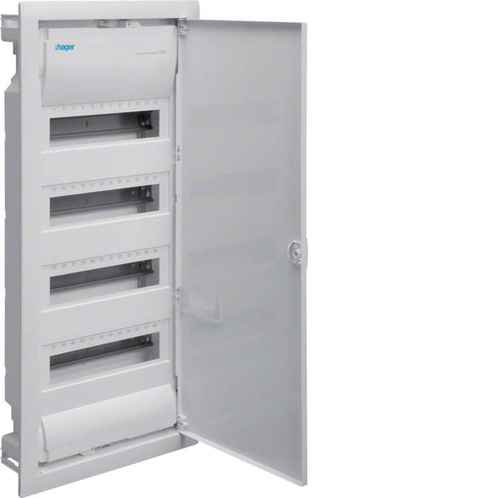 Hager VU48NE Volta Flush Distribution Board 4x12 Modules IP30