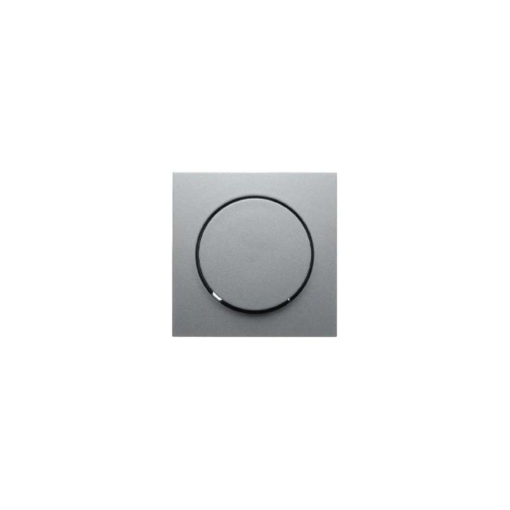 Berker 11371404 Zentralstück mit Regulierknopf für Drehdimmer Berker B.1/B.7 Glas alu, matt