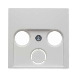 Berker 12038989 Zentralstück für Antennen-Steckdose 2- und 3Loch Berker S.1/B.3/B.7 Glas