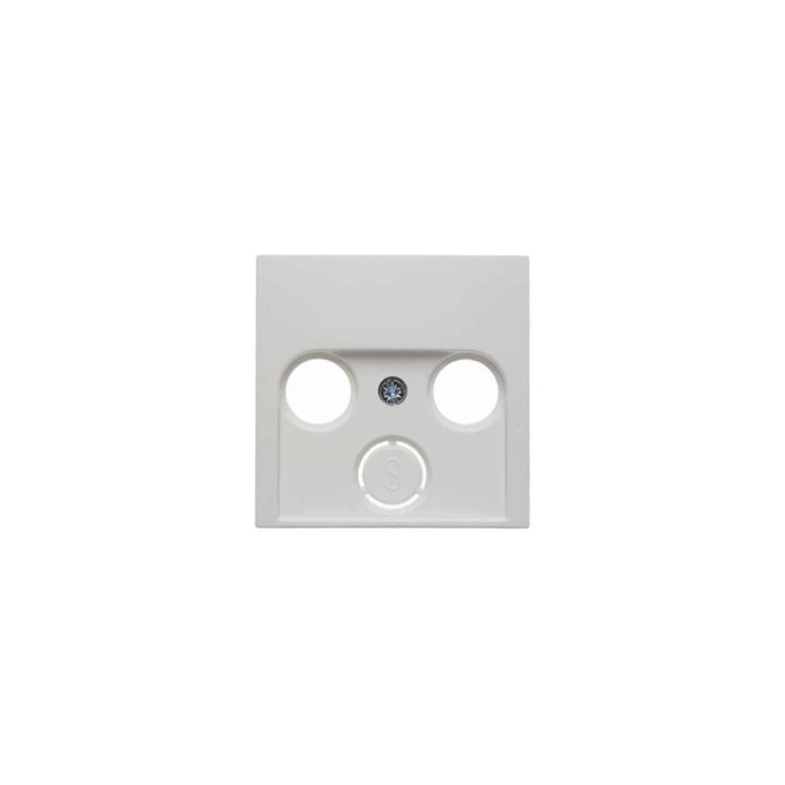 Berker 12038989 Zentralstück für Antennen-Steckdose 2- und 3Loch Berker S.1/B.3/B.7 Glas