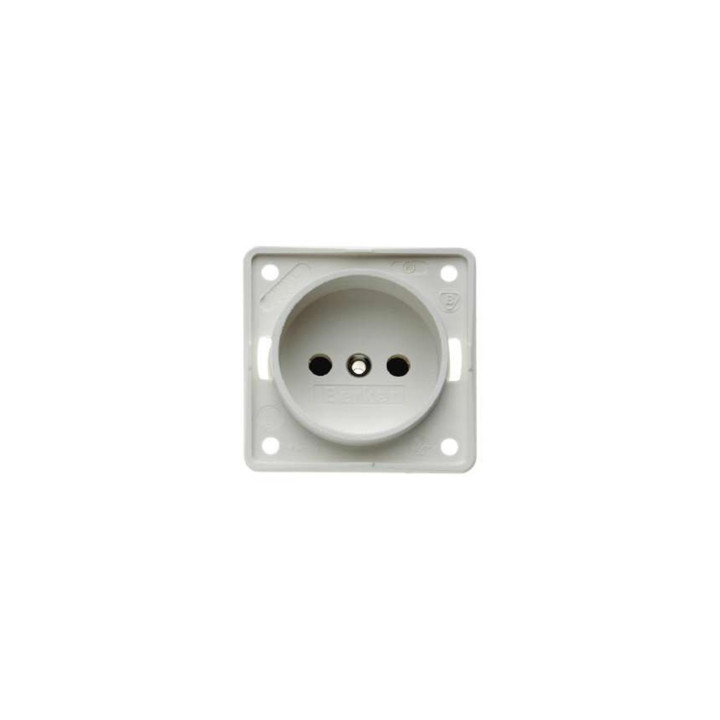 Berker 961942502 Steckdose mit Schraubklemmen ohne Schutzkontakt Berker Integro polarweiß, matt