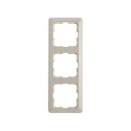 Berker 101302 Rahmen Modul 2 weiß, glänzend 3fach