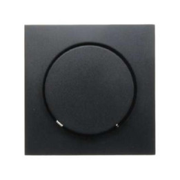 Berker 11371606 Zentralstück mit Regulierknopf für Drehdimmer Berker B.1/B.3/B.7 Glas