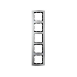 Berker 10153004 Rahmen Berker B.3 Alu/anthrazit 5fach