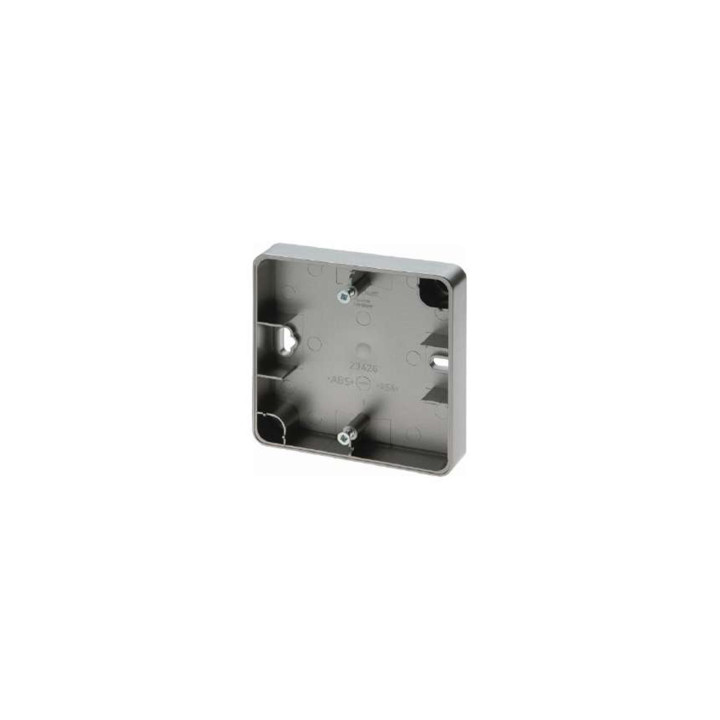 Berker 10029004 Aufbau-Gehäuse 1fach flache Ausführung Aufputz, Zubehör edelstahl, lackiert