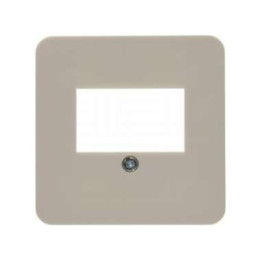 Berker 103302 Zentralstück für TAE-Steckdose Modul 2 weiß, glänzend