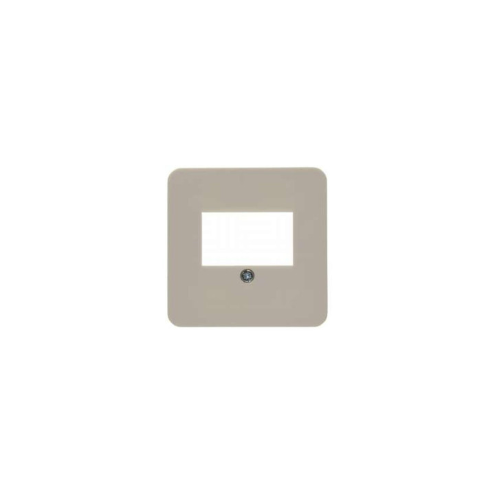 Berker 103302 Zentralstück für TAE-Steckdose Modul 2 weiß, glänzend