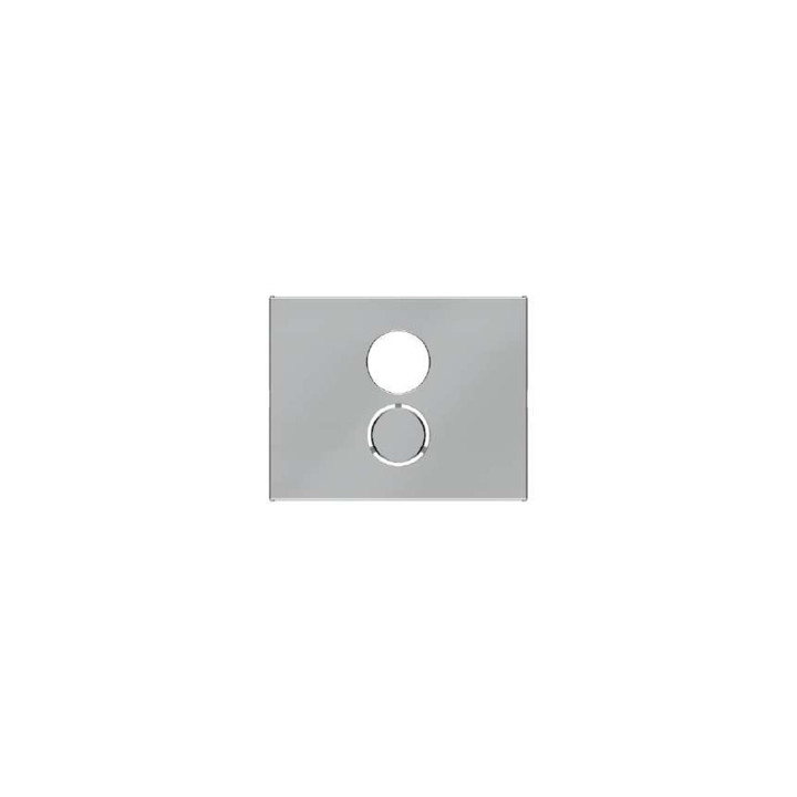 Berker 11847004 Zentralstück für Lautsprecher-Steckdose Berker K.5 Edelstahl Rostfrei
