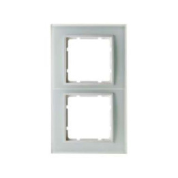 Berker 10126909 Glasrahmen Berker B.7 Glas polarweiß 2fach