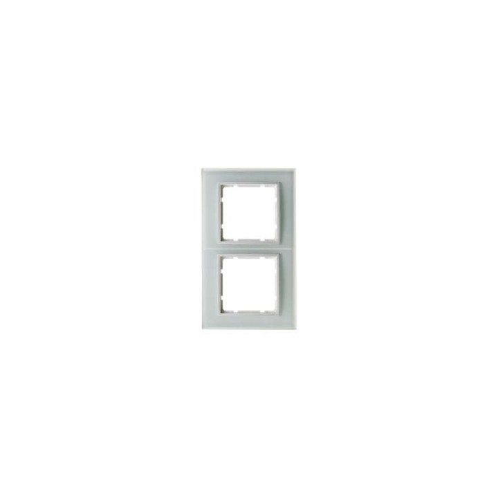 Berker 10126909 Glasrahmen Berker B.7 Glas polarweiß 2fach