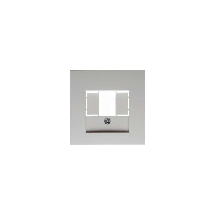 Berker 10331909 Zentralstück für TAE-Steckdose Berker S.1/B.1/B.3/B.7 Glas polarweiß, matt