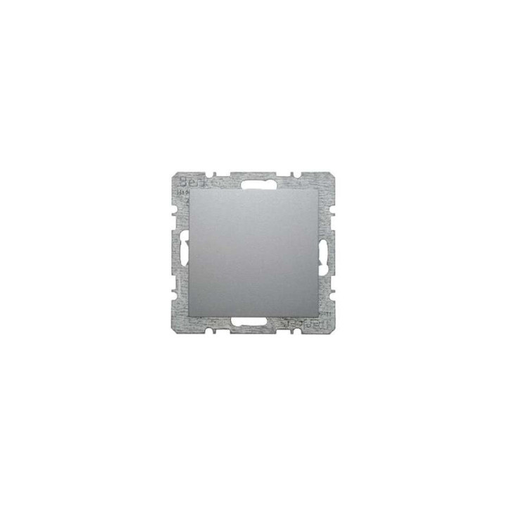 Berker 10091404 Blindverschluss mit Zentralstück Berker B.1/B.7 Glas alu, matt