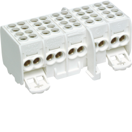 Hager KH25C Branch Terminal, 5-Pole, 2x25/2x16 mm²