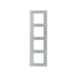 Berker 10146909 Glasrahmen Berker B.7 Glas polarweiß 4fach