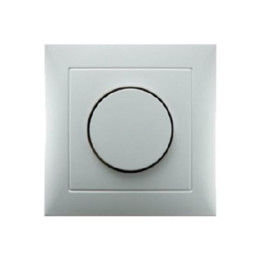Berker 11309909 Abdeckplatte mit Regulierknopf für Drehdimmer Berker S.1 polarweiß, matt