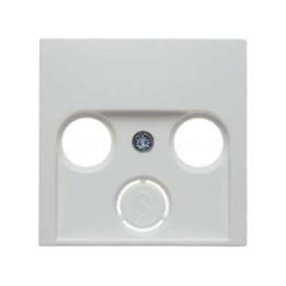 Berker 12031909 Zentralstück für Antennen-Steckdose 2- und 3Loch Berker S.1/B.1/B.3/B.7 Glas