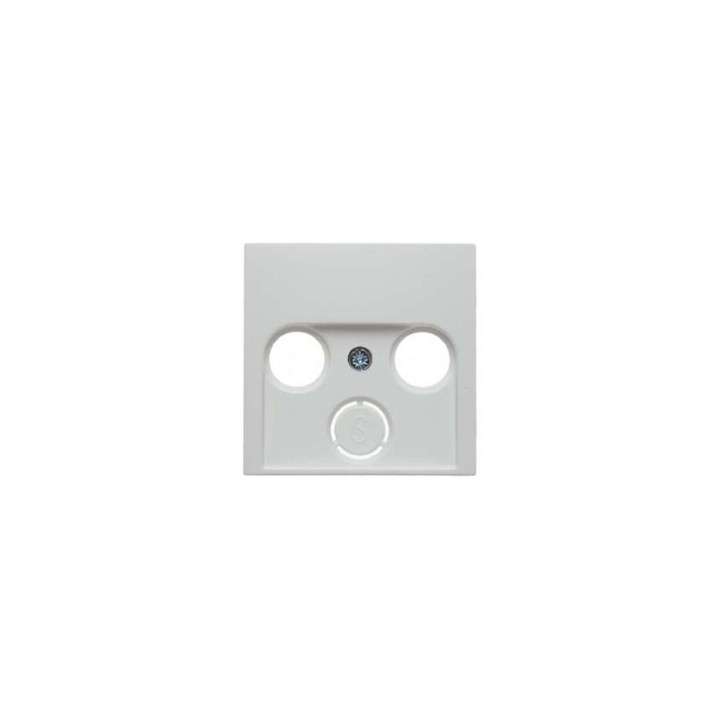 Berker 12031909 Zentralstück für Antennen-Steckdose 2- und 3Loch Berker S.1/B.1/B.3/B.7 Glas