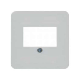 Berker 103309 Zentralstück für TAE-Steckdose Modul 2 polarweiß, glänzend