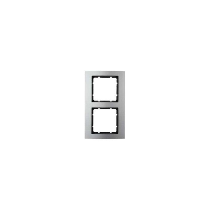 Berker 10123004 Rahmen Berker B.3 Alu/anthrazit 2fach