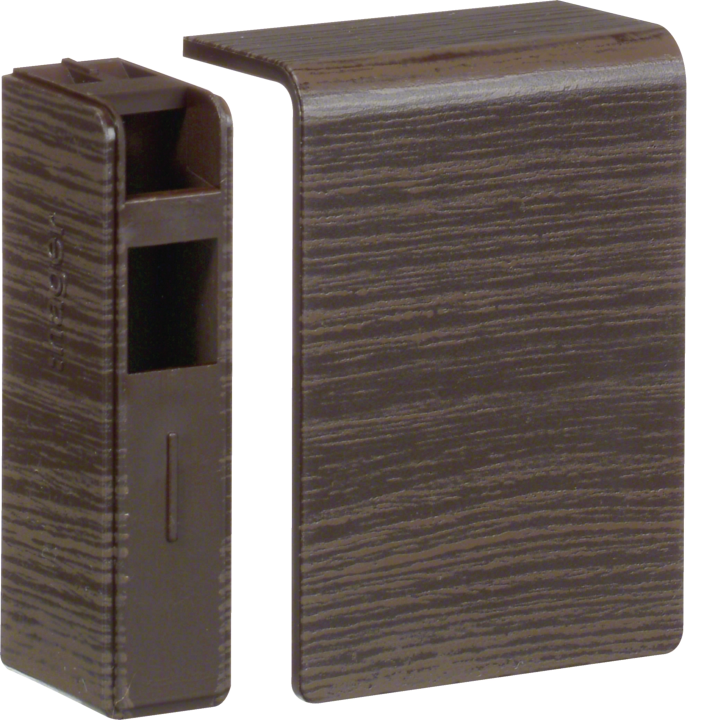 Hager SL200556D6 otsakork, Sucupira pruun