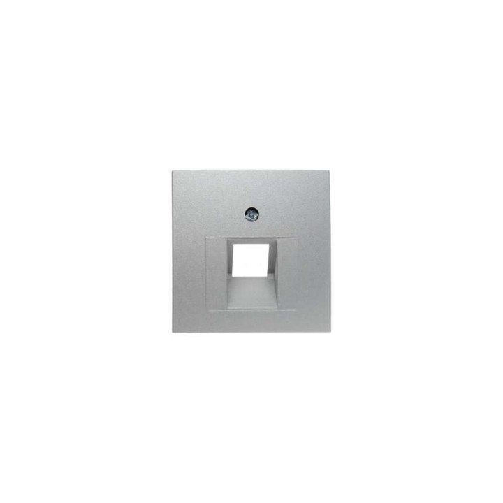 Berker 14071404 Zentralstück für UAE-Steckdose Berker B.1/B.7 Glas alu, matt