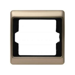 Berker 13140001 Rahmen Berker Arsys hellbronze, Metall 1fach