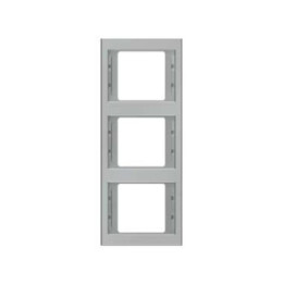 Berker 13337004 Rahmen Berker K.5 Edelstahl Rostfrei 3fach senkrecht